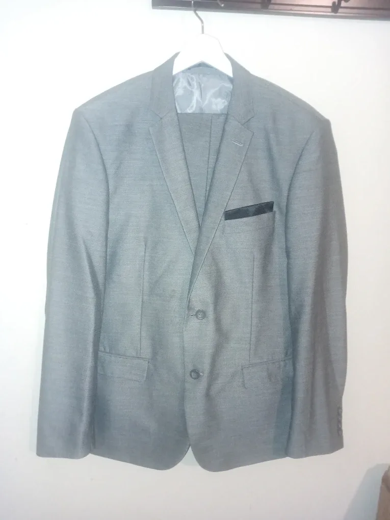 Stockhomme Evolution Grey Suit 40-42, pants  Size 34