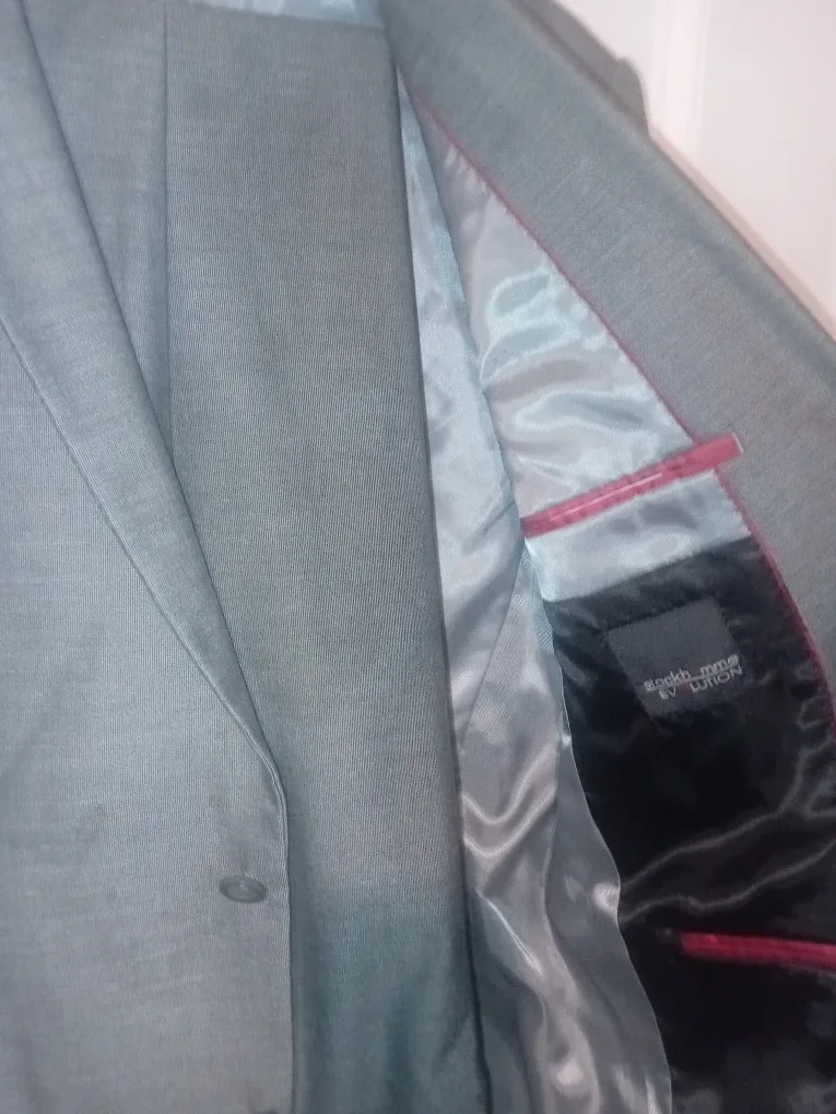 Stockhomme Evolution Grey Suit 40-42, pants  Size 34 image indicator(2)