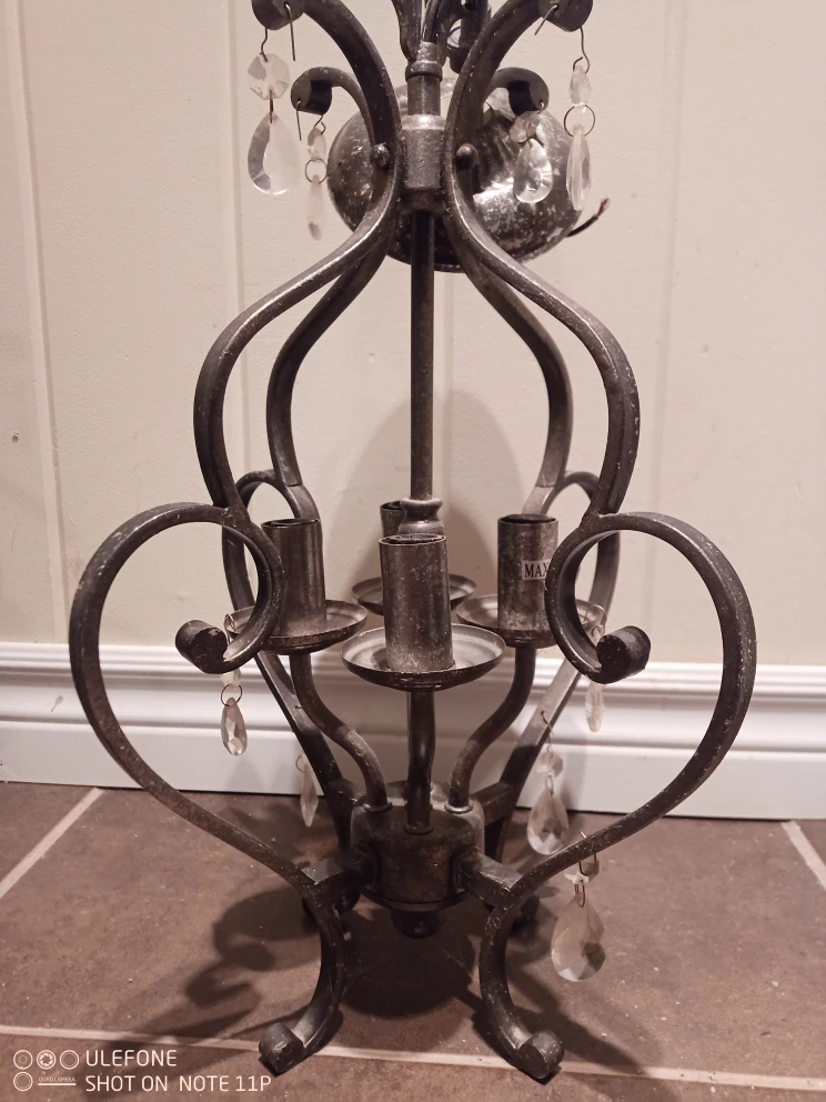 Pair of Metal  ceiling  light fixtures - photo 3