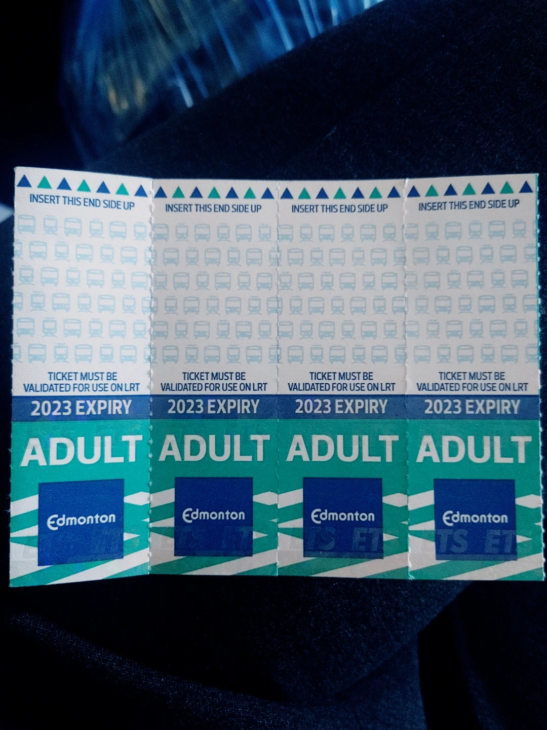 6 ETS bus tickets