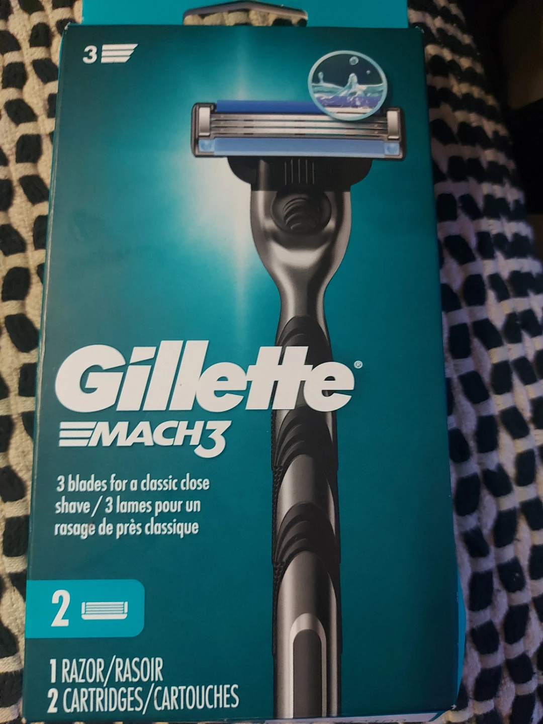 Gillette Mach3 Razor with 2 Cartridges