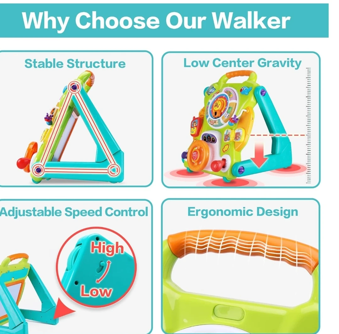Baby Walker Activity Center Table 3-in-1 - photo 4