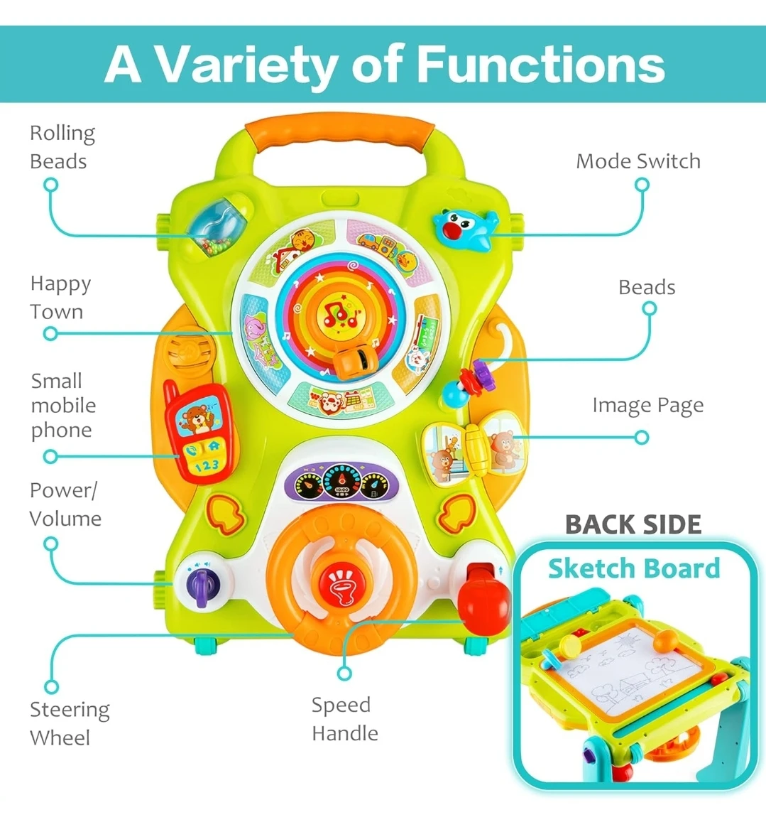 Baby Walker Activity Center Table 3-in-1 - photo 5