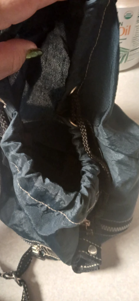 Blue Drawstring Backpack - photo 3