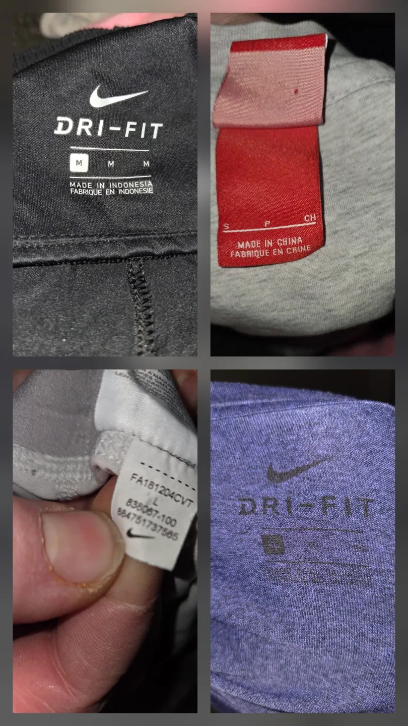 Nike Dri-FIT Athletic Wear Bundle - Sizes S, M & L image indicator(2)