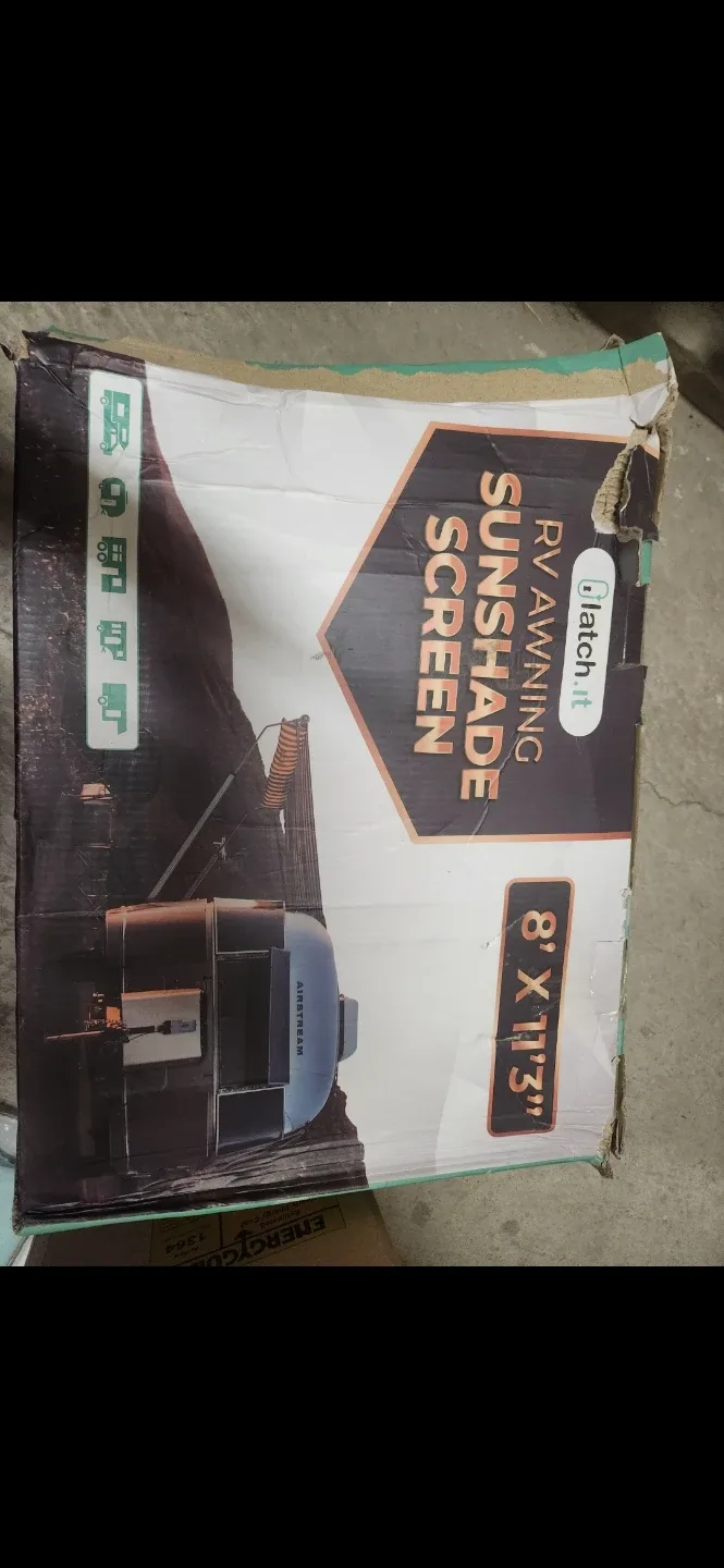 Latch.it RV Awning Sunshade Screen - 8' x 11'3"