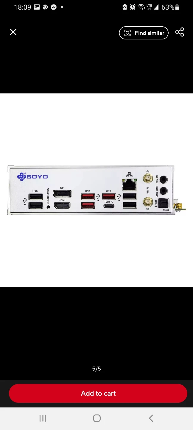 SOYO AMD B650iTX WIFI6 Motherboard - New - photo 4