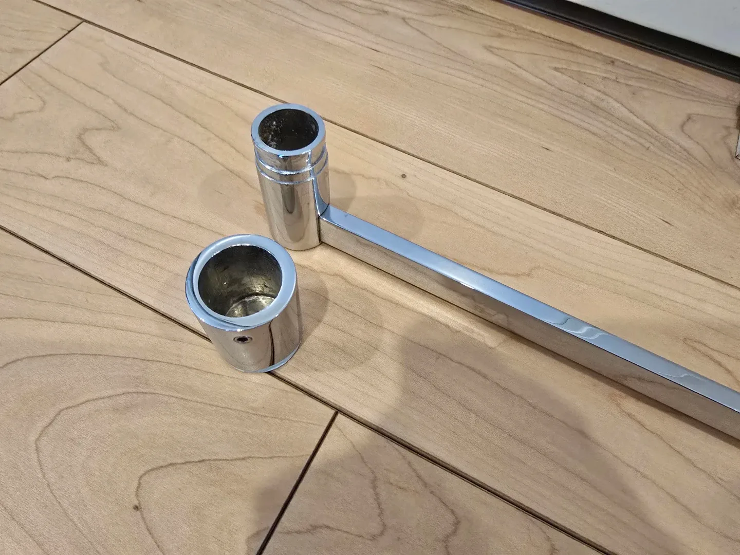 Towel Bar Chrome Bathroom Fixture image indicator(5)