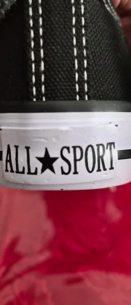 All Star Sport Black Canvas Shoes - Size 38 image indicator(2)