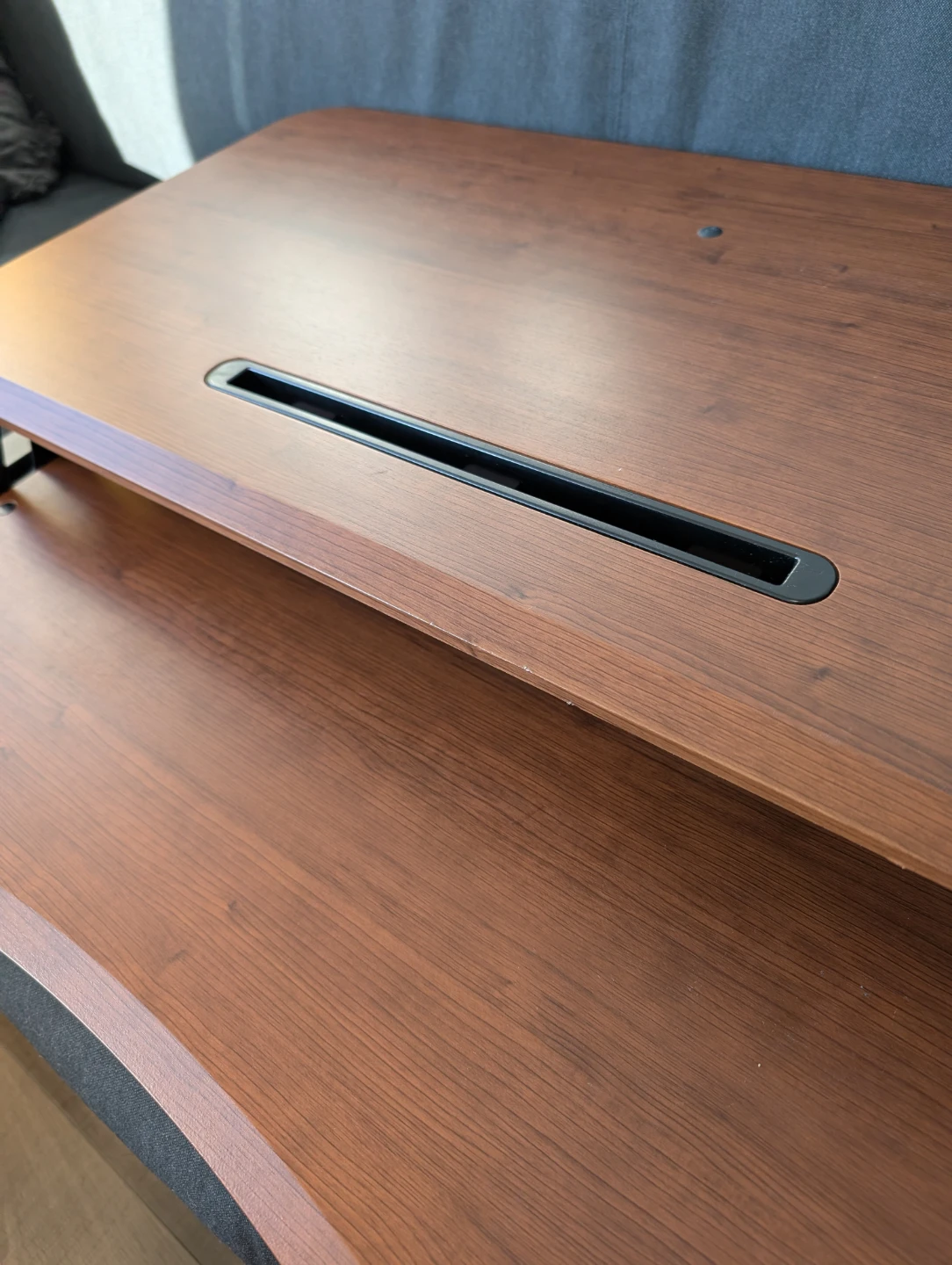 Standing desk converter