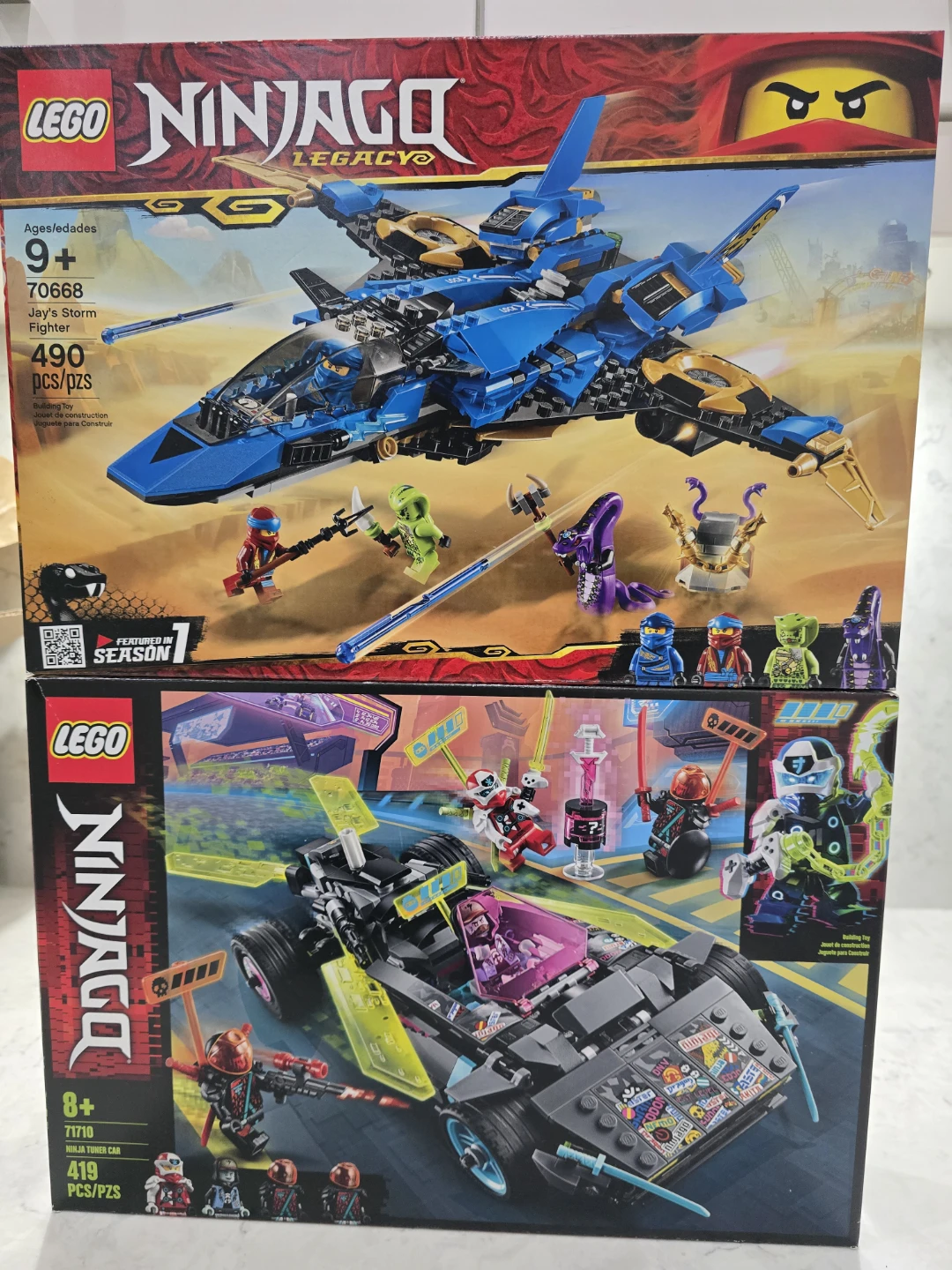 LEGO Ninjago Jay's Storm Fighter + Ninja Tuner Car