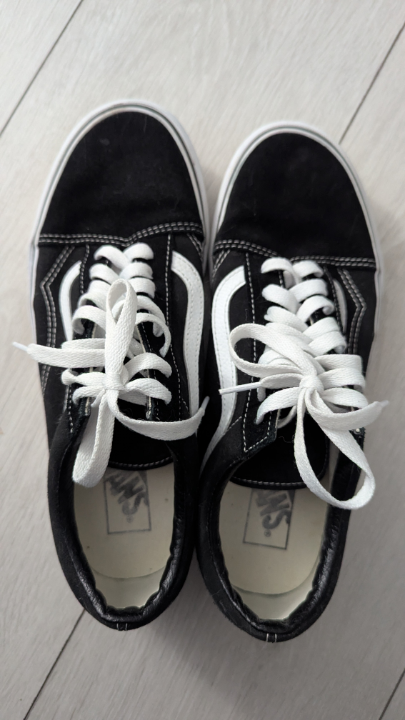 Vans Old Skool Black/White - Men's Size 9 - photo 3