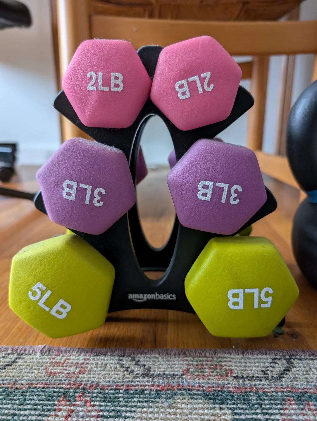 AmazonBasics Dumbbell Set & Kettlebells - photo 2