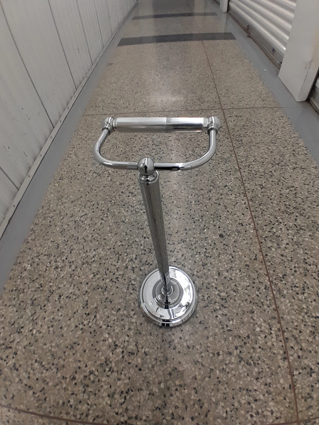 Chrome Toilet Paper Holder - Free Standing - photo 3