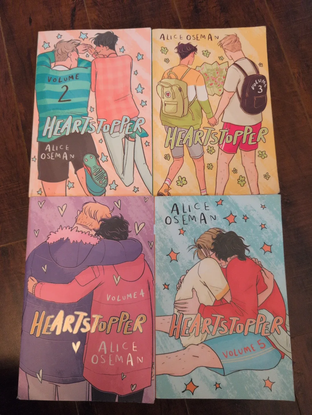Kids books! Heartstopper Volumes 2-5 by Alice Oseman