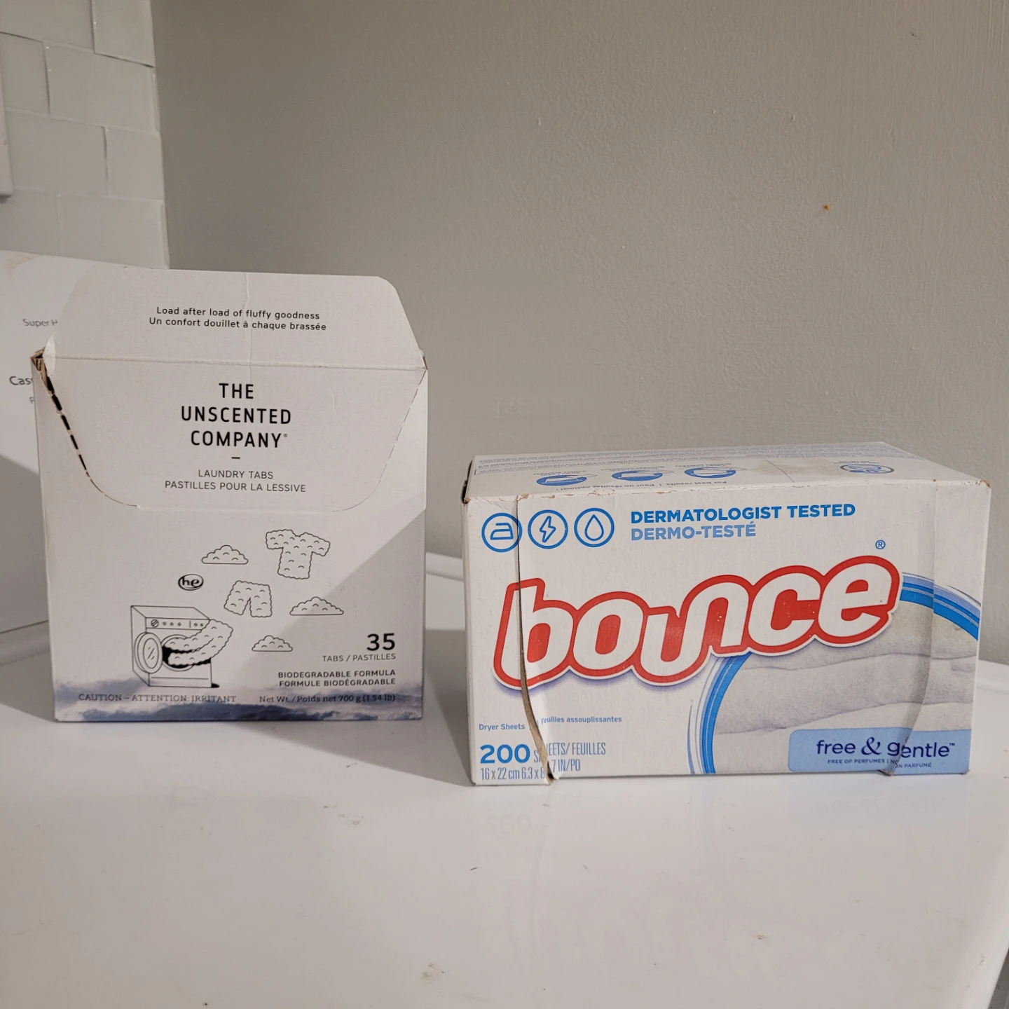 Bundle of Unscented Laundry Products