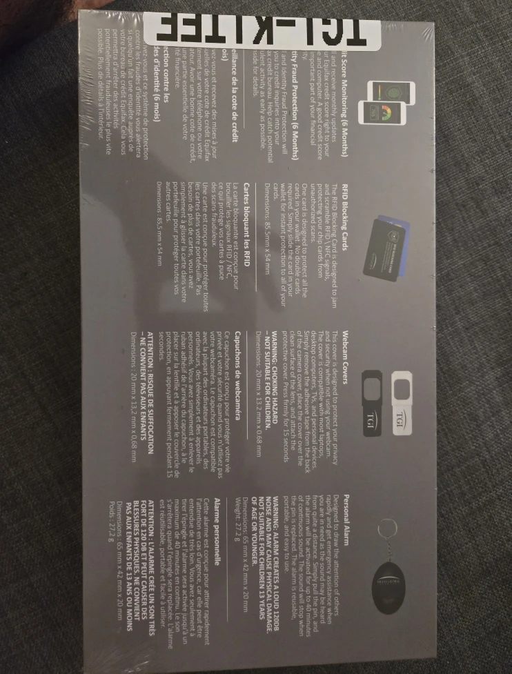 BNIB Personal, Finance Security Credit Monitor, RFID Protect - photo 2