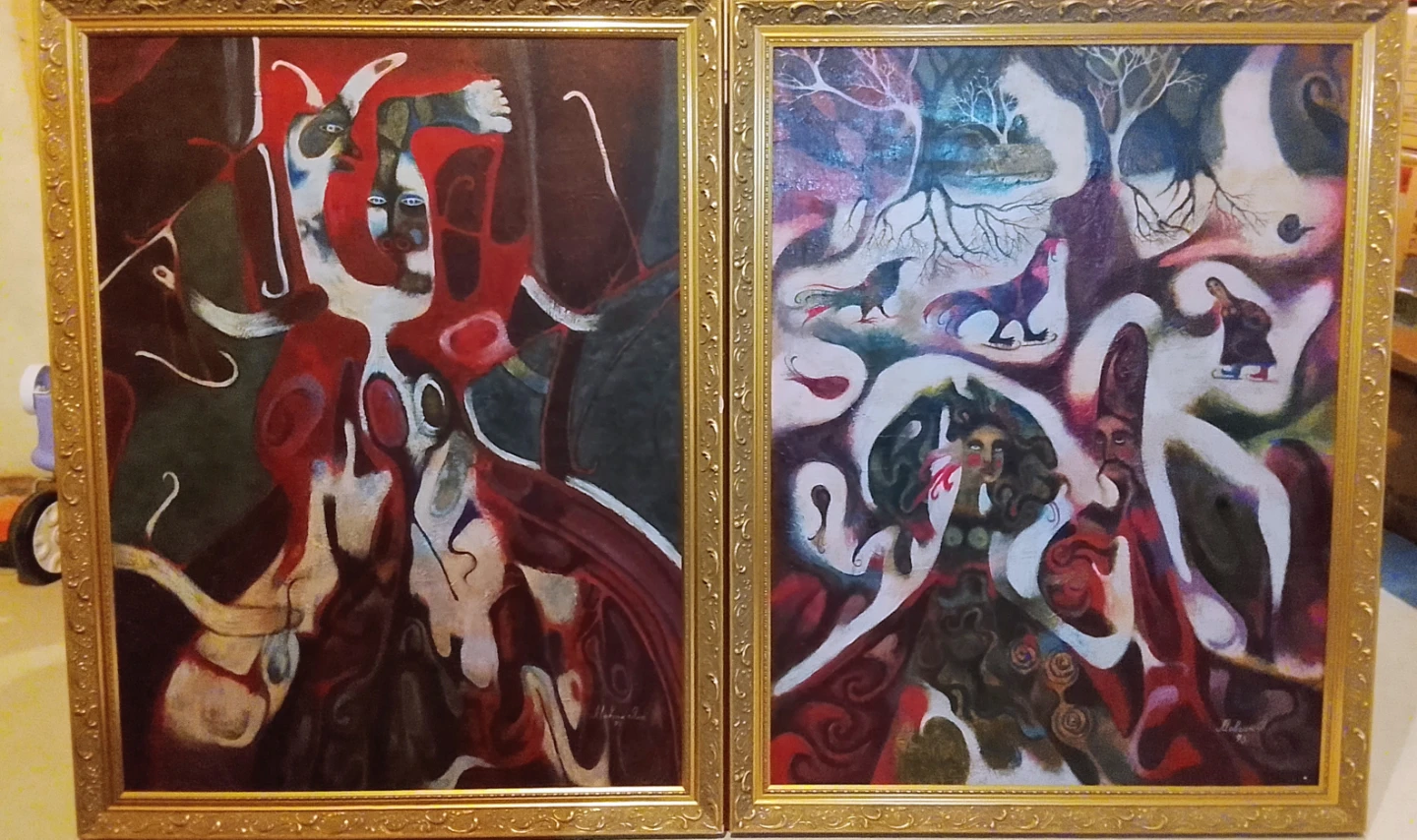 Original oil abstrac  painting - photo 2