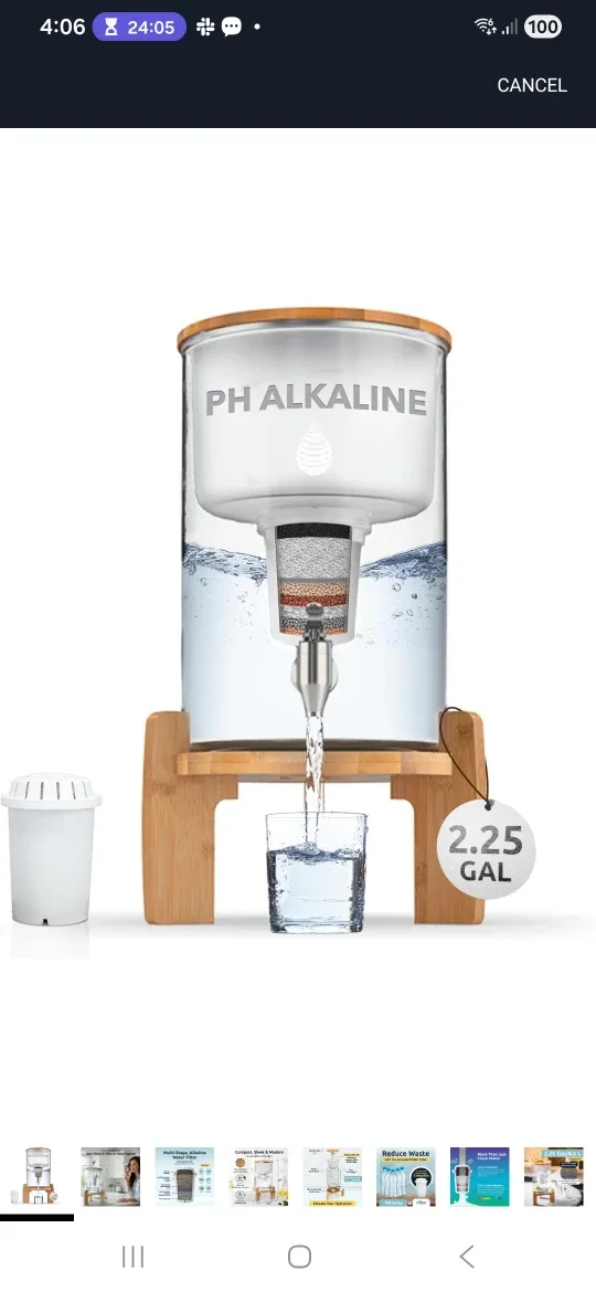 Alkaline water filter image indicator(2)