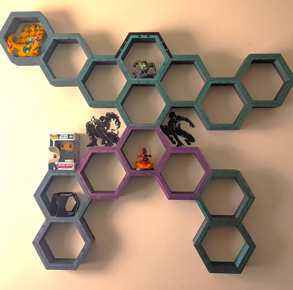 Honeycomb Shelves - Wall Decor image indicator(3)