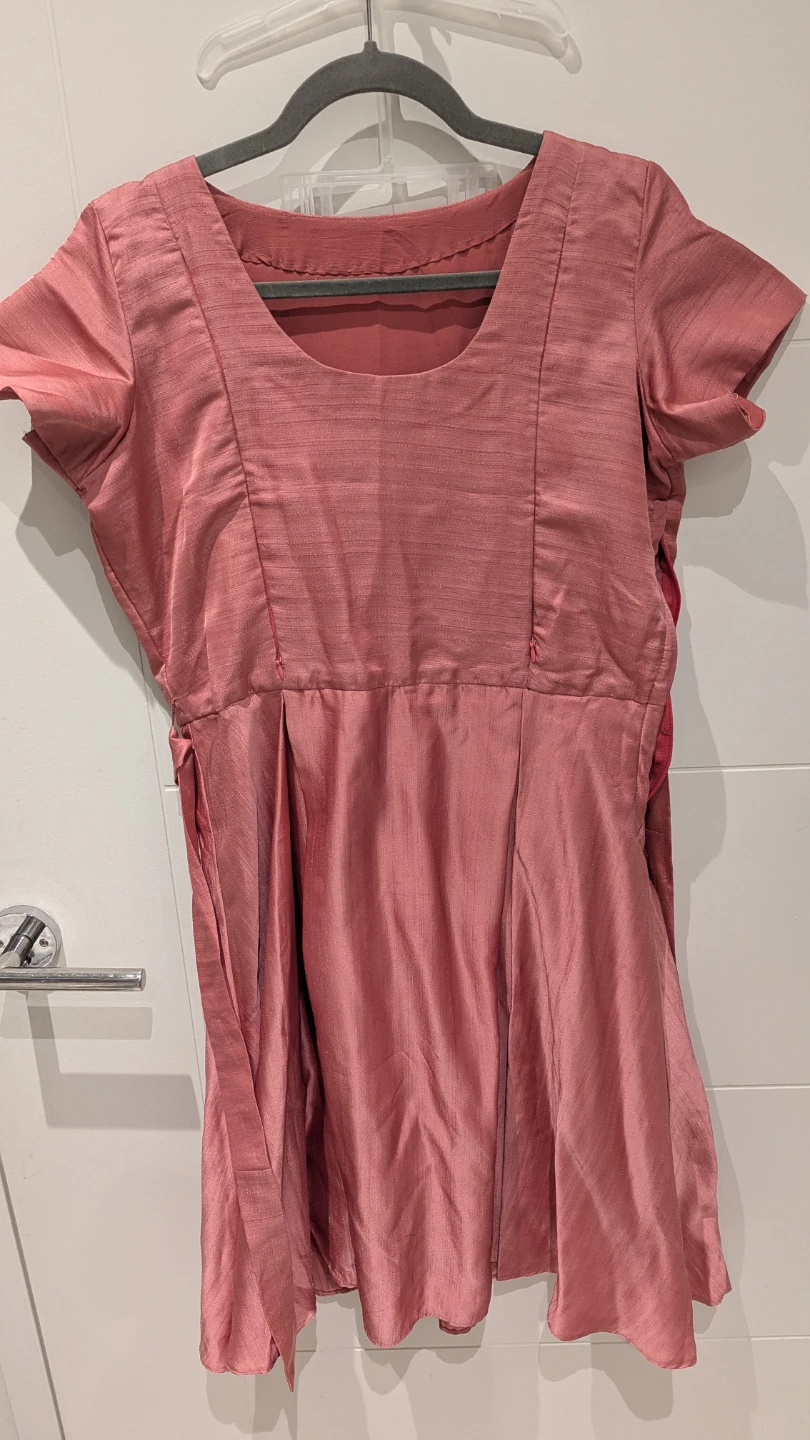 Pink Maternity Dress