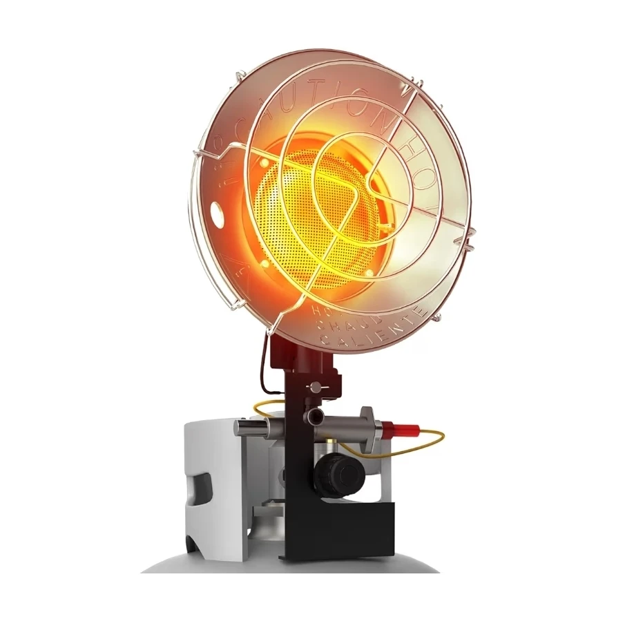 Powerful Portable Propane Heater, 15,000 BTU Camping / Outdoor