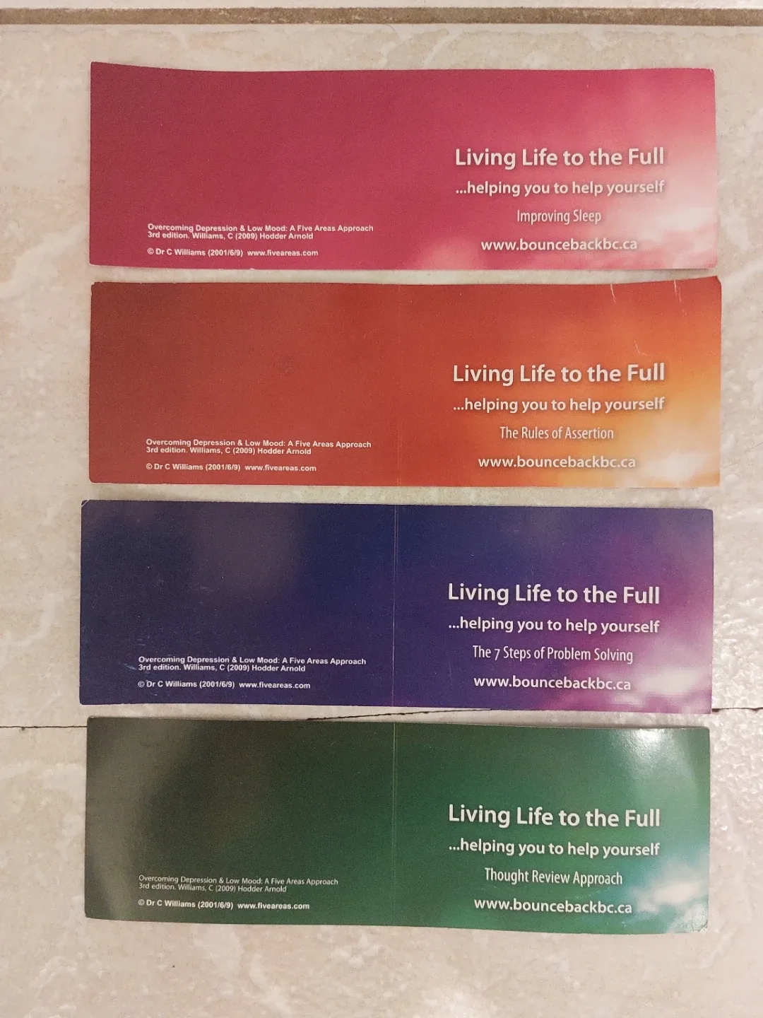 Living Life to the Full DVD - Depression Self-Help #Cleanout image indicator(4)