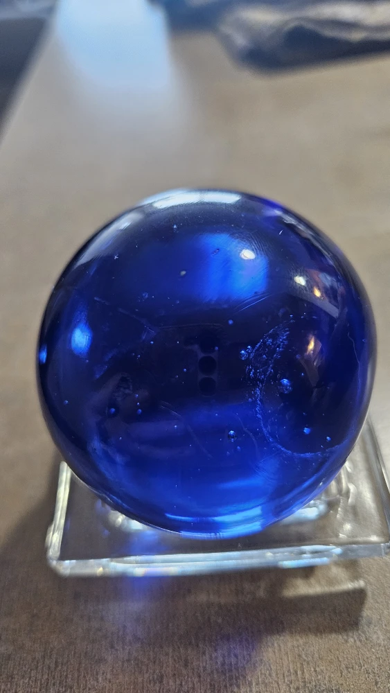 Blue Glass Ball