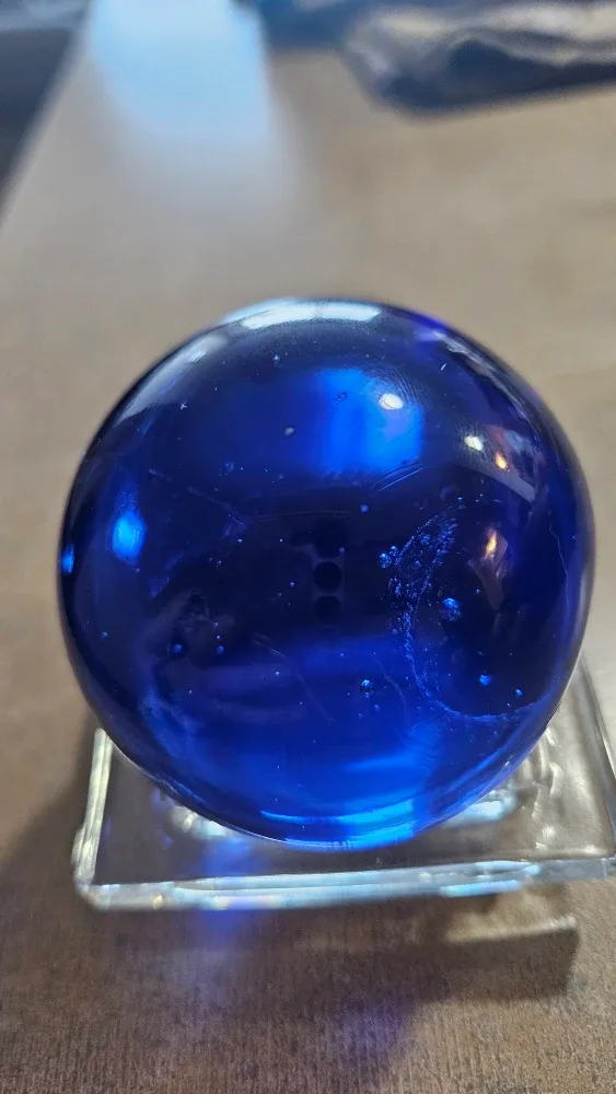 Blue Glass Ball