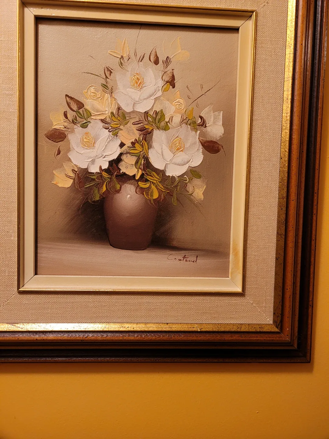Floral Still Life Painting by Contaud