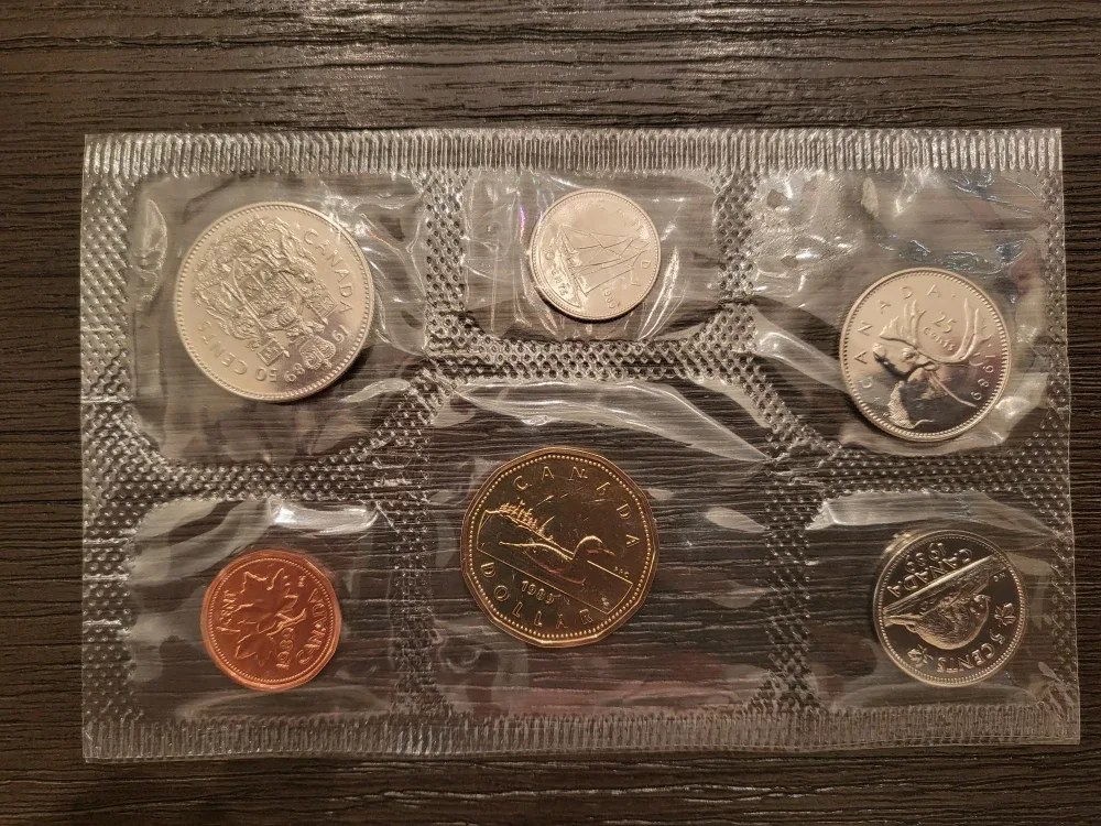 1989 Royal Canadian Mint Uncirculated Coin Set - 1984