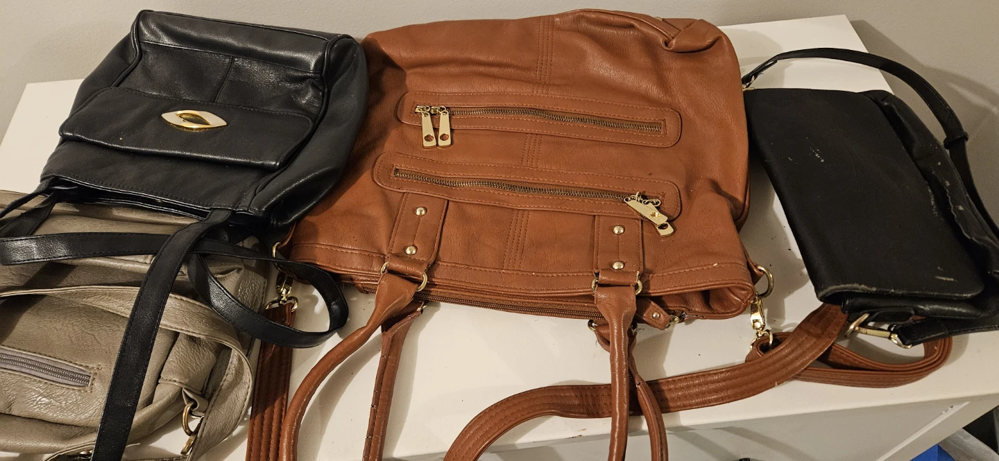 #cleanout Assorted Shoulder Bags - Black, Brown, Taupe