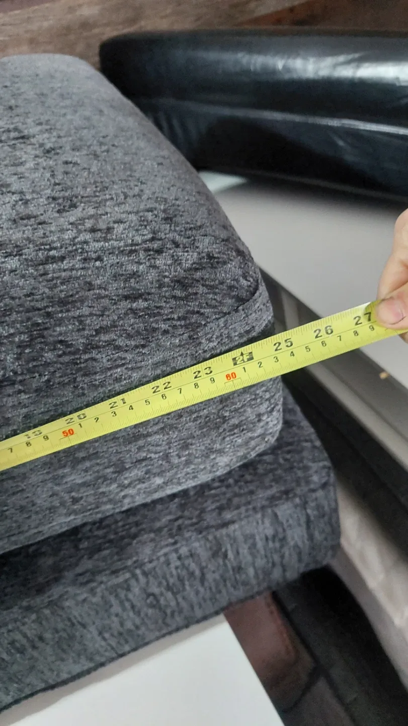 Grey Sofa Seat Cushions (25x31 inches) image indicator(2)