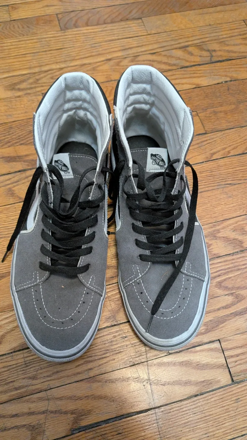 Vans Hitops Gray/Black US Men's Size 13