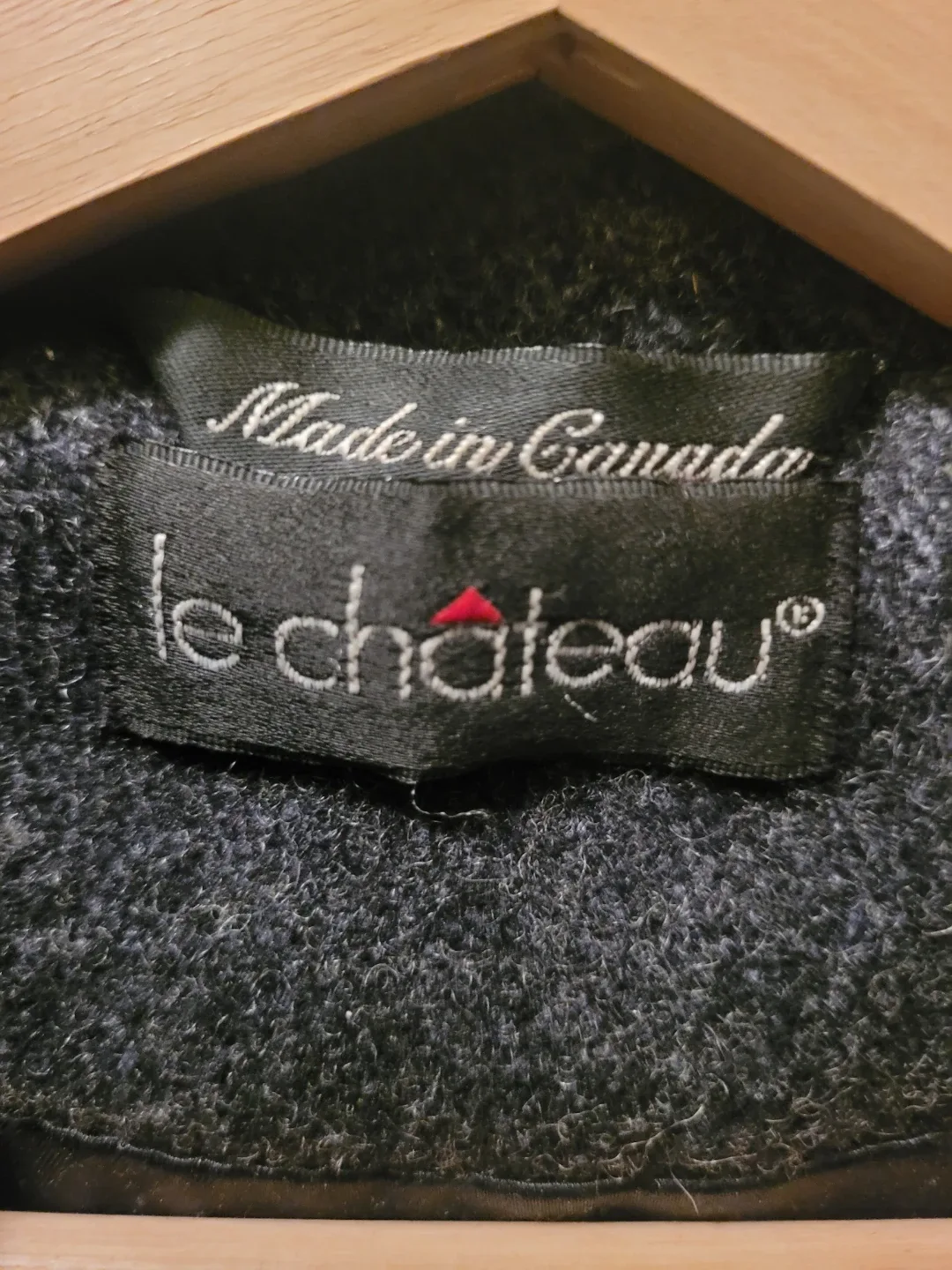 Le Chateau Wool Blend Pea Coat - Grey# clearout ♻️ image indicator(2)