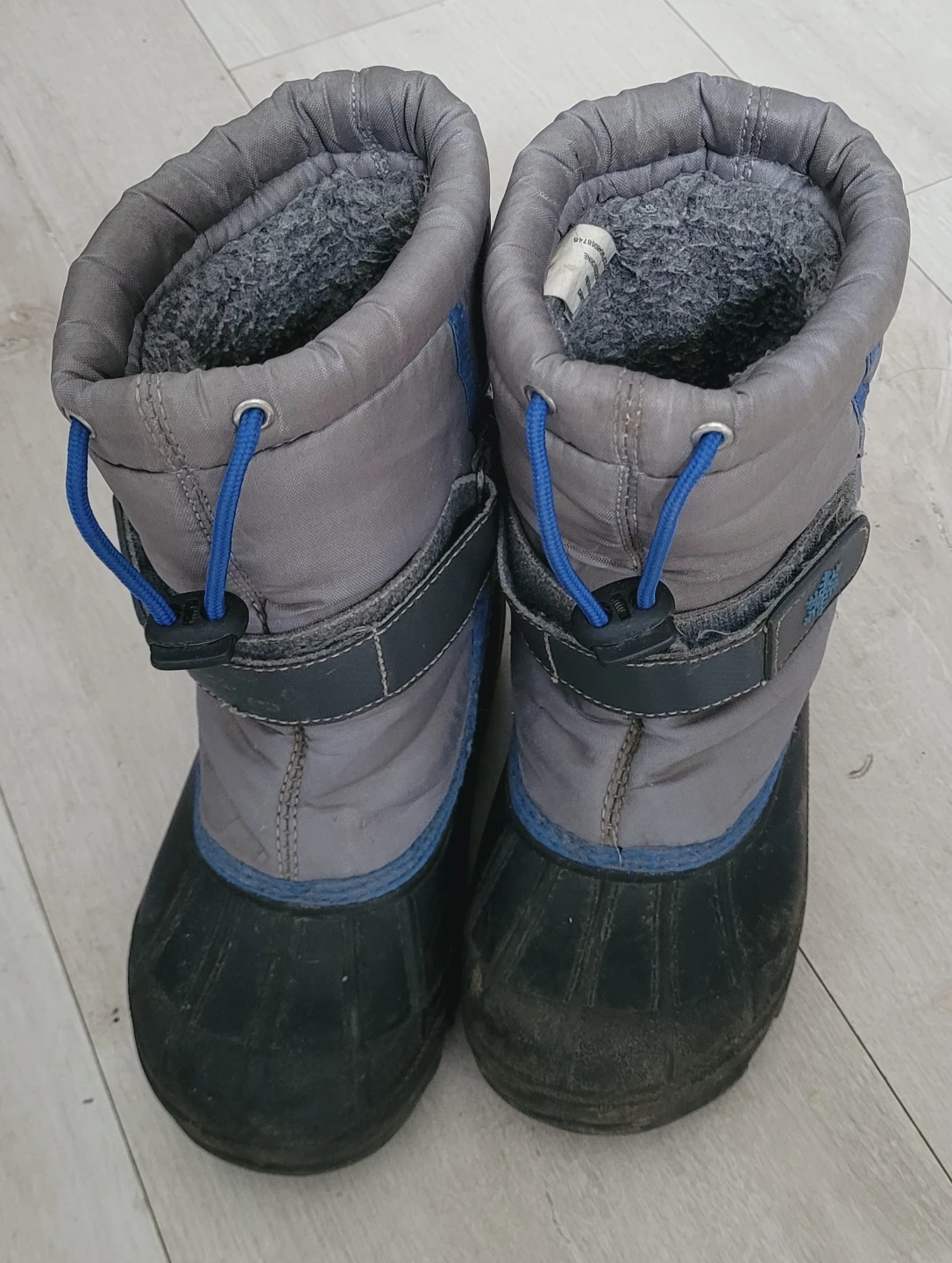 Kids' Grey Winter Snow Boots - Size 11