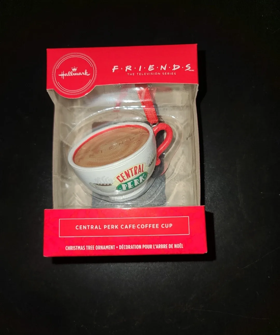 New hallmark  central perk Cafe Coffee cup ornament