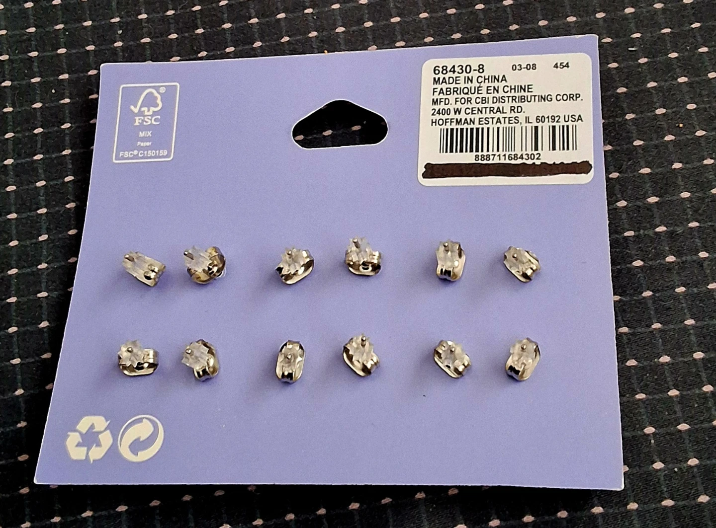 Claire's Sensitive Solutions Stud Earrings - New - photo 2