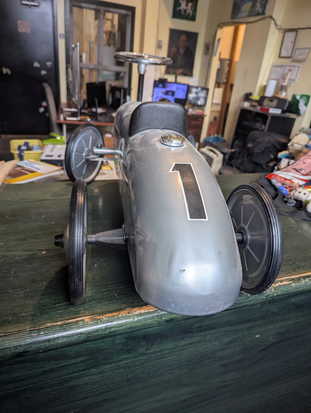 Schylling Silver Ride-On Car - photo 3