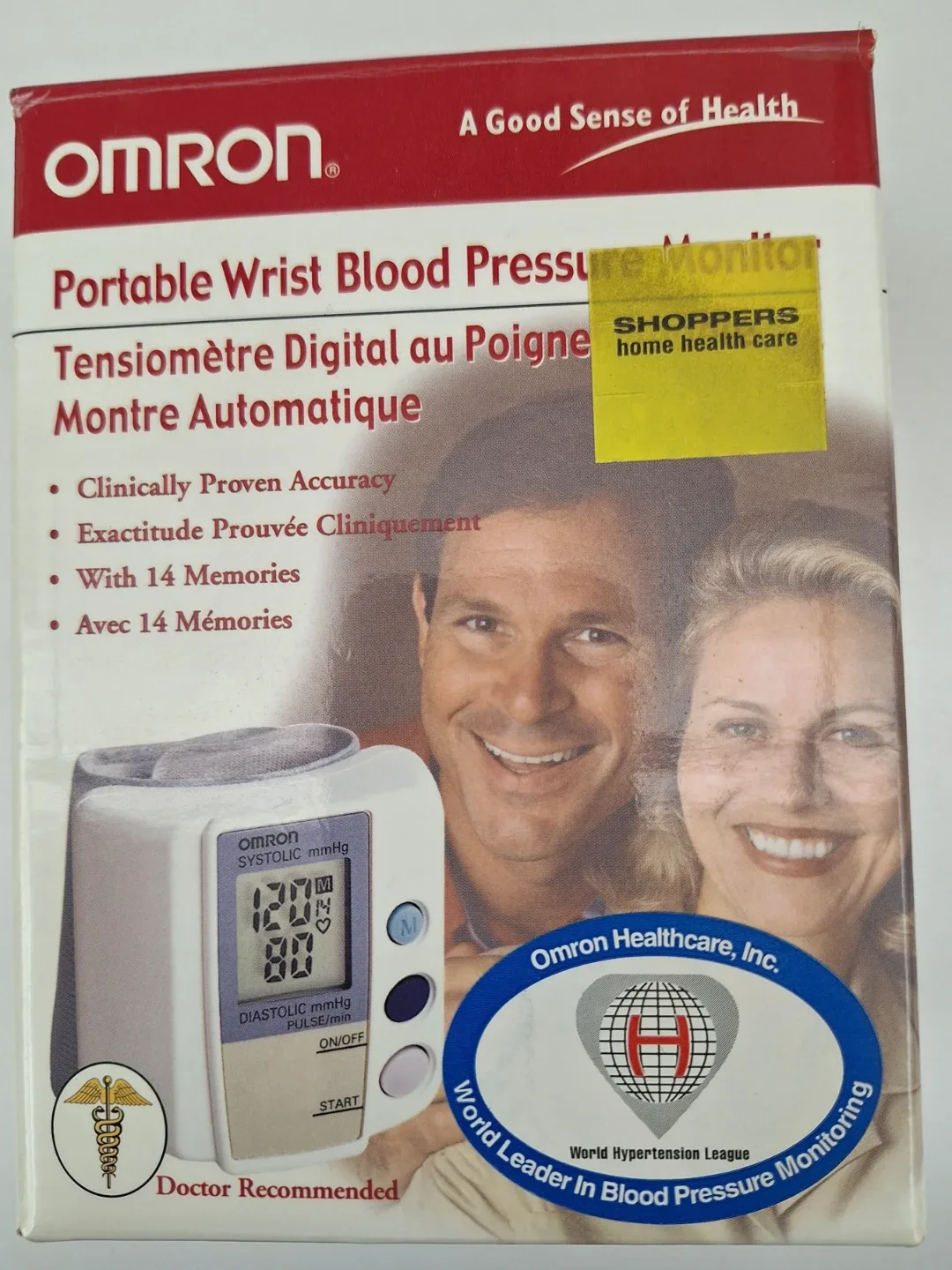 Omron Portable Wrist Blood Pressure Monitor