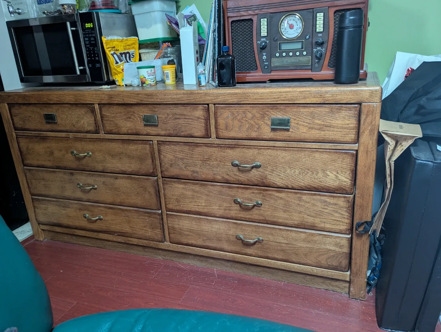 Wood Dresser - 7 Drawers