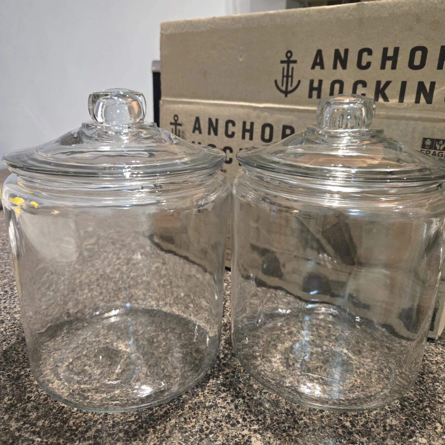 Anchor Hocking Glass Storage Jars (2) - photo 3