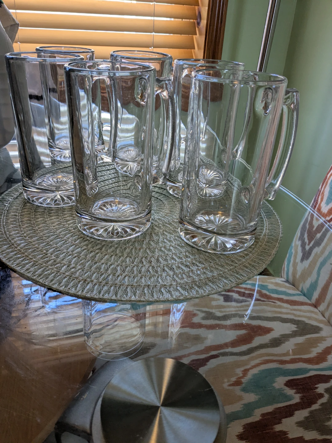 6 Heavyweight Glass Beer Mugs – Thick & Durable - photo 4