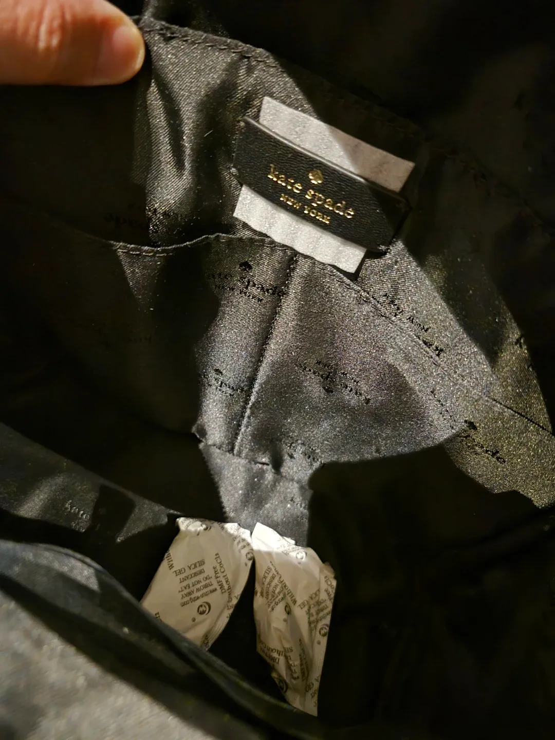 Kate Spade Black Floral Backpack image indicator(8)