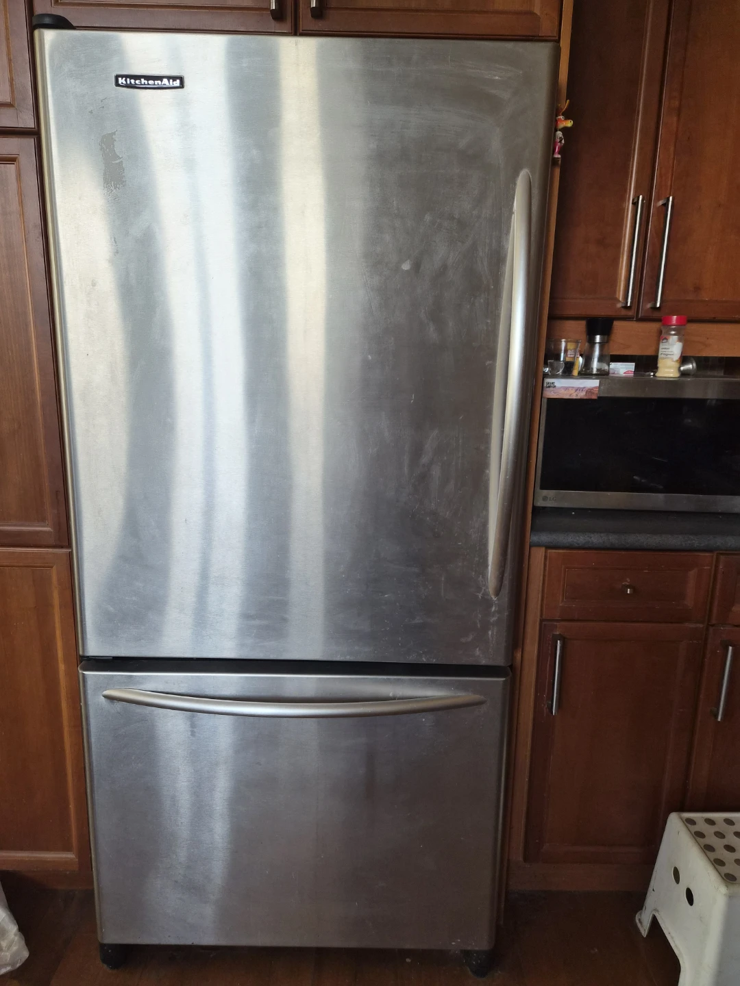 KitchenAid Fridge & Gas Range