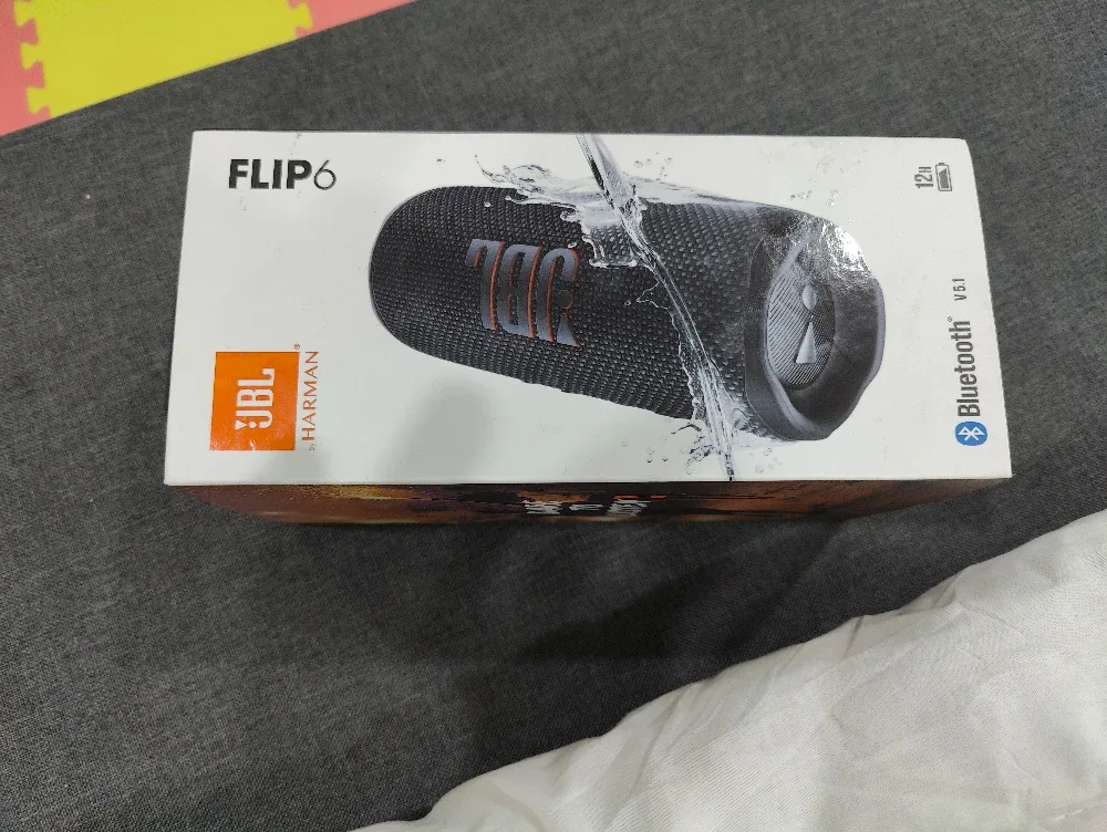 JBL Flip 6 Portable Bluetooth Speaker - Black