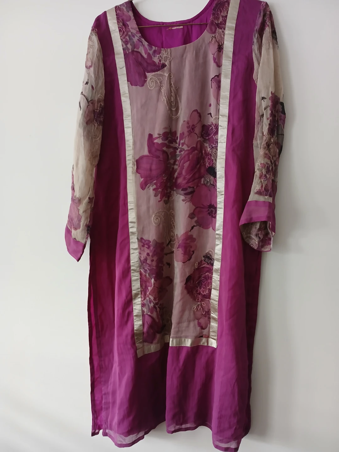 Purple Floral Dress