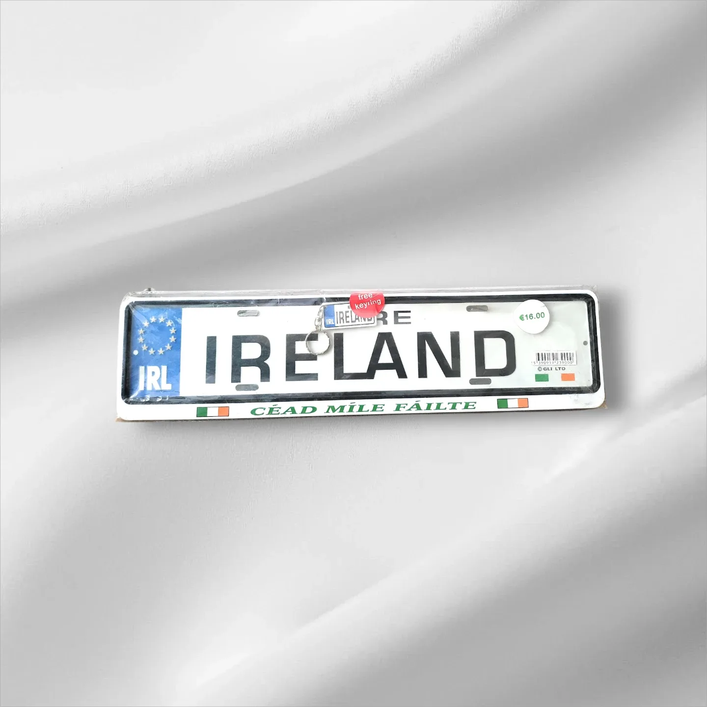 Ireland License Plate with Free Keyring - New! image indicator(5)