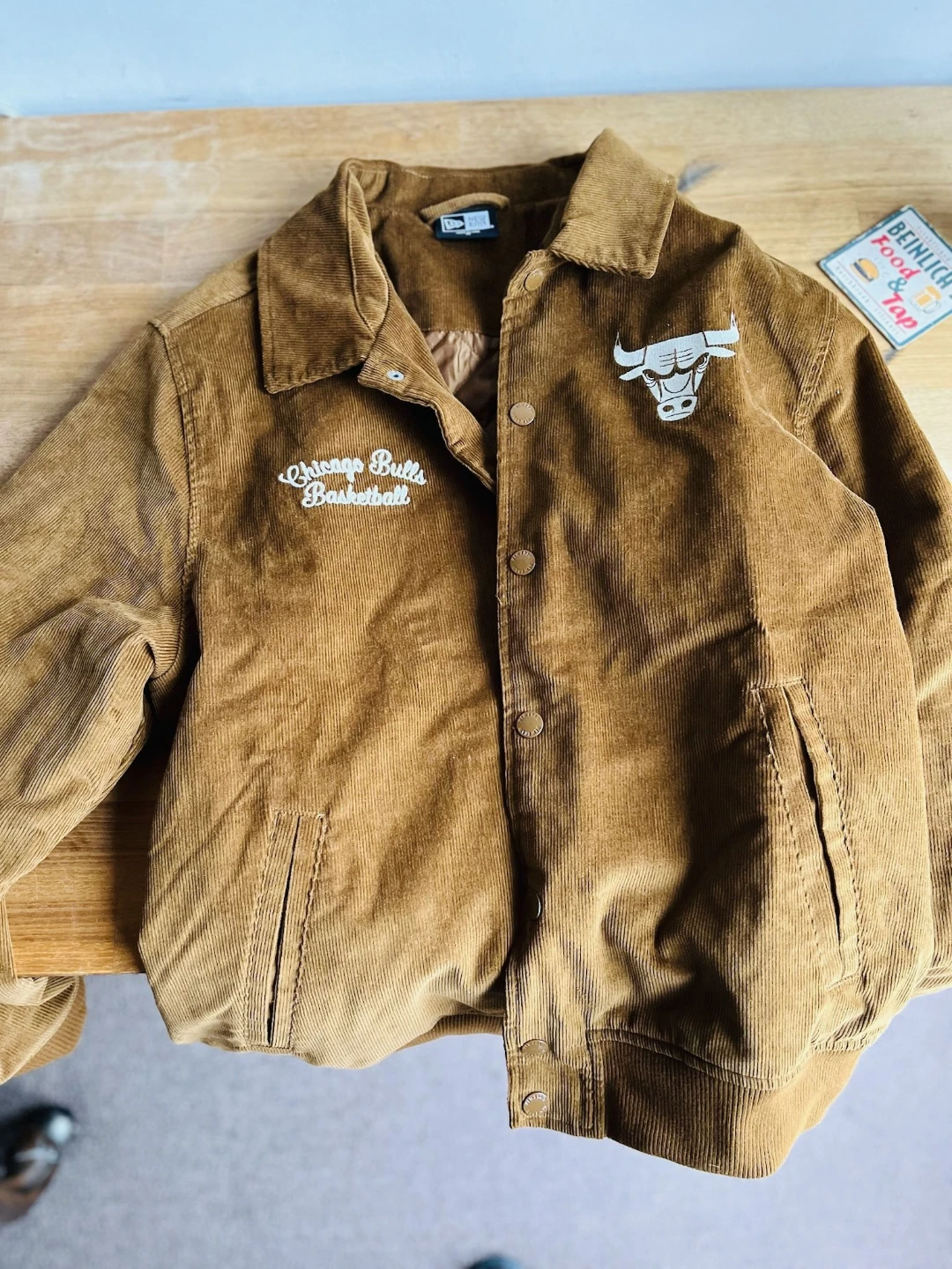New Era Chicago Bulls Corduroy Jacket