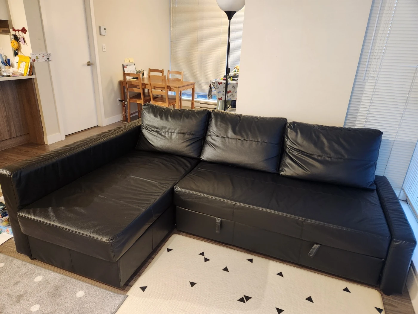 IKEA FRIHETEN corner sofa-bed less 2 Years
